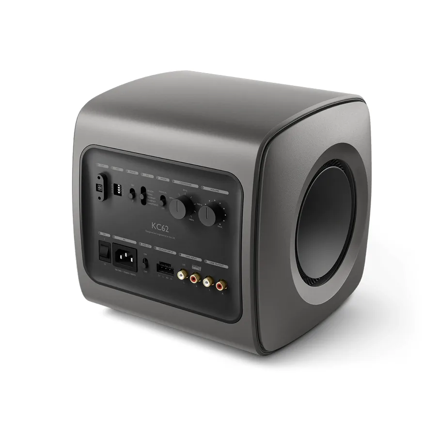 KEF KC62 鈦灰色 背面斜角