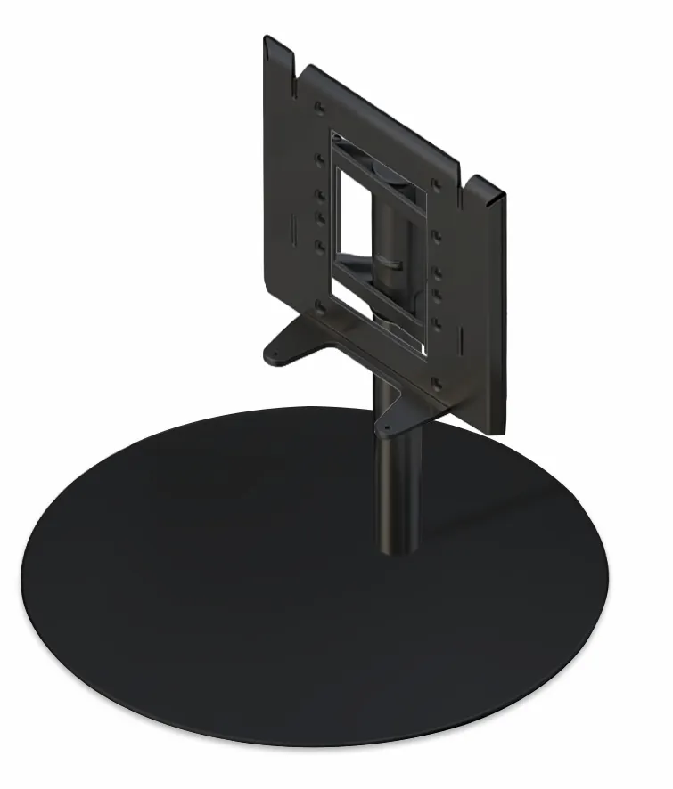 CANVAS Swivel 旋轉落地架 55–65 吋黑色，圓形鋼底座