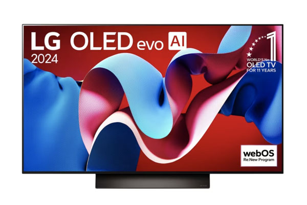 42吋/ LG OLED evo AI 4K AI 語音物聯網 C4 極緻系列 (可壁掛)/ OLED42C4PTA